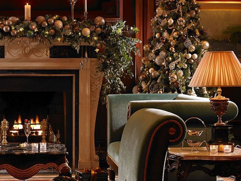Powerscourt Hotel, Autograph Collection Enniskerry Luaran gambar The fireplace in the Drawing Room